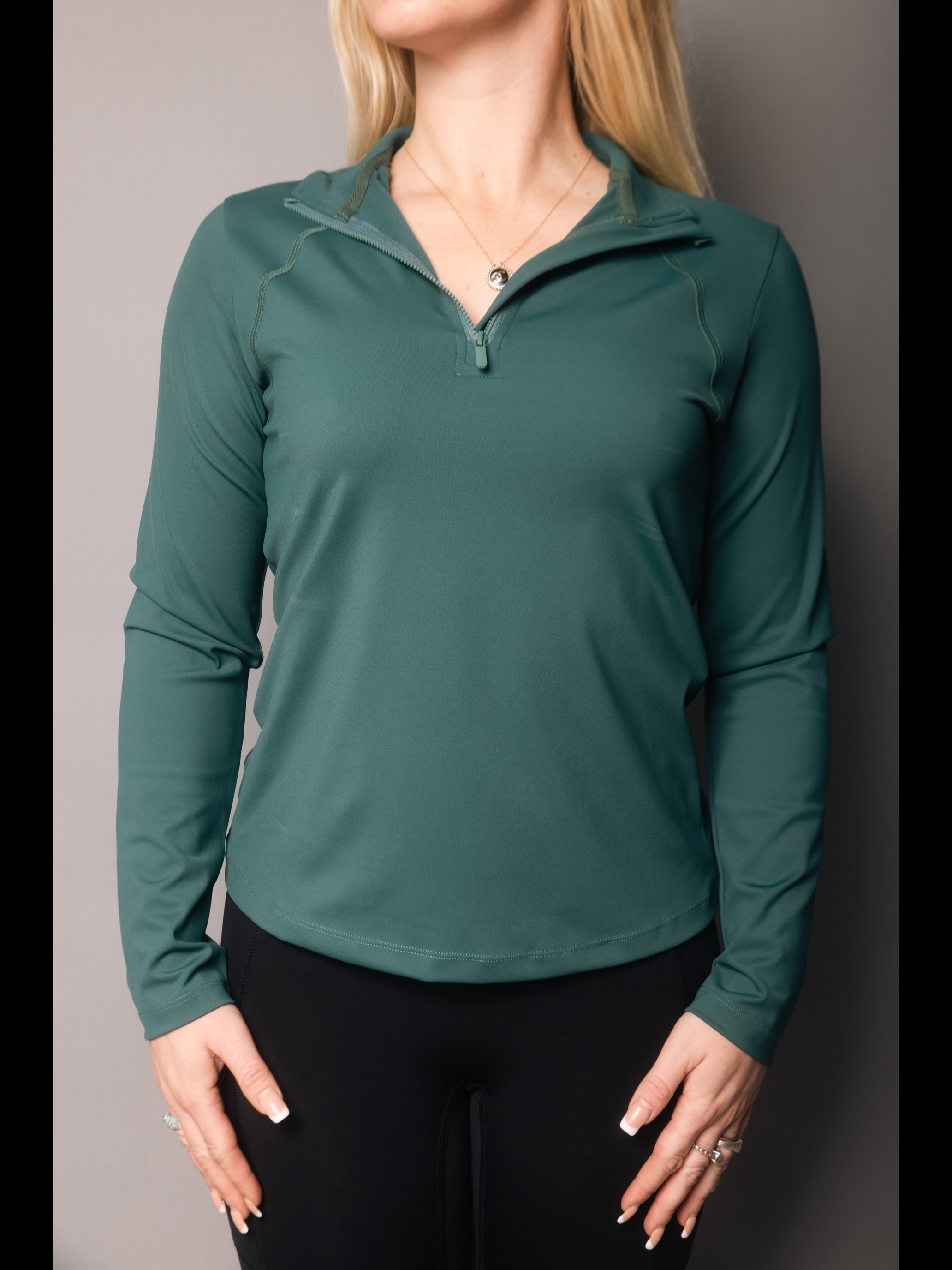 Quarter Zip Long Sleeve